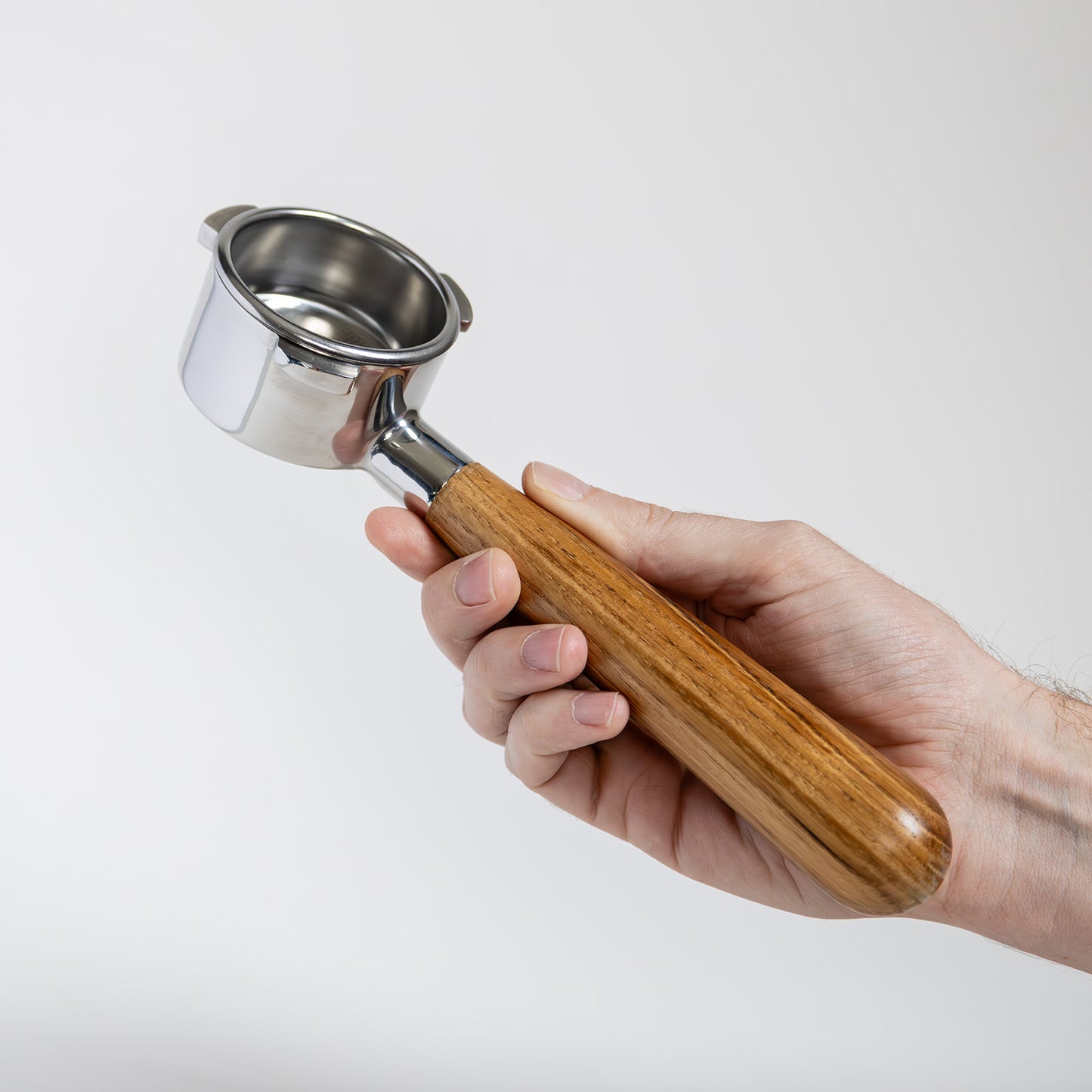 Counter Coffee Hand-Turned Chestnut Portafilter