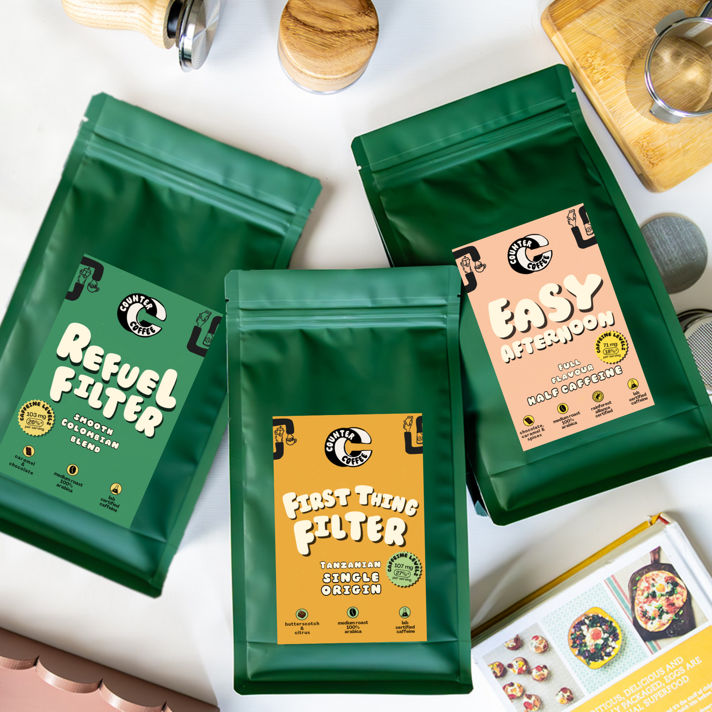 TASTER PACK BUNDLE All Day Filter Collection Pouches