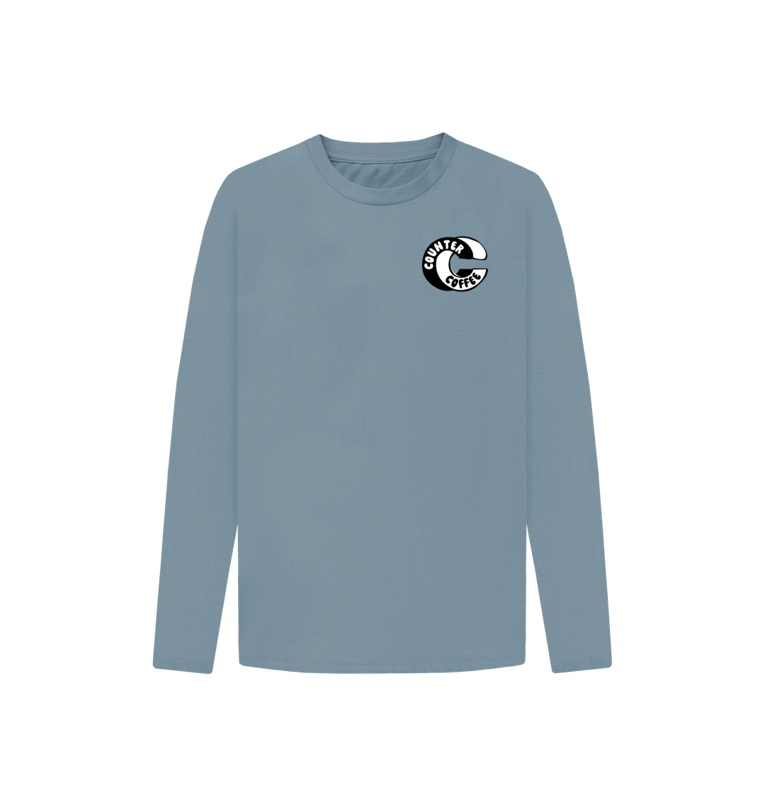 Stone Blue Kids Long Sleeve T Shirt