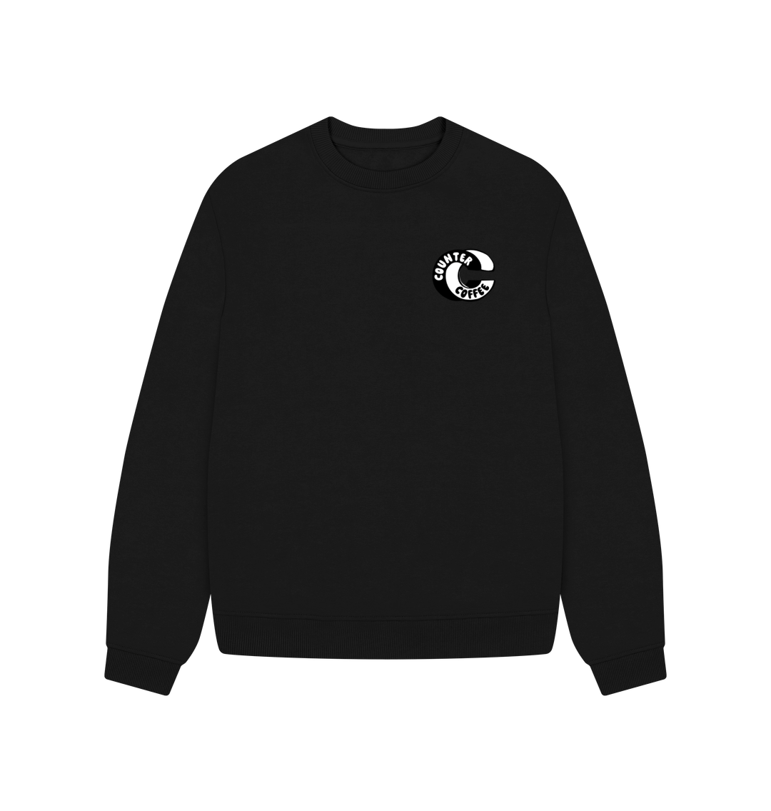 Black Women's Loose Fit Jumper