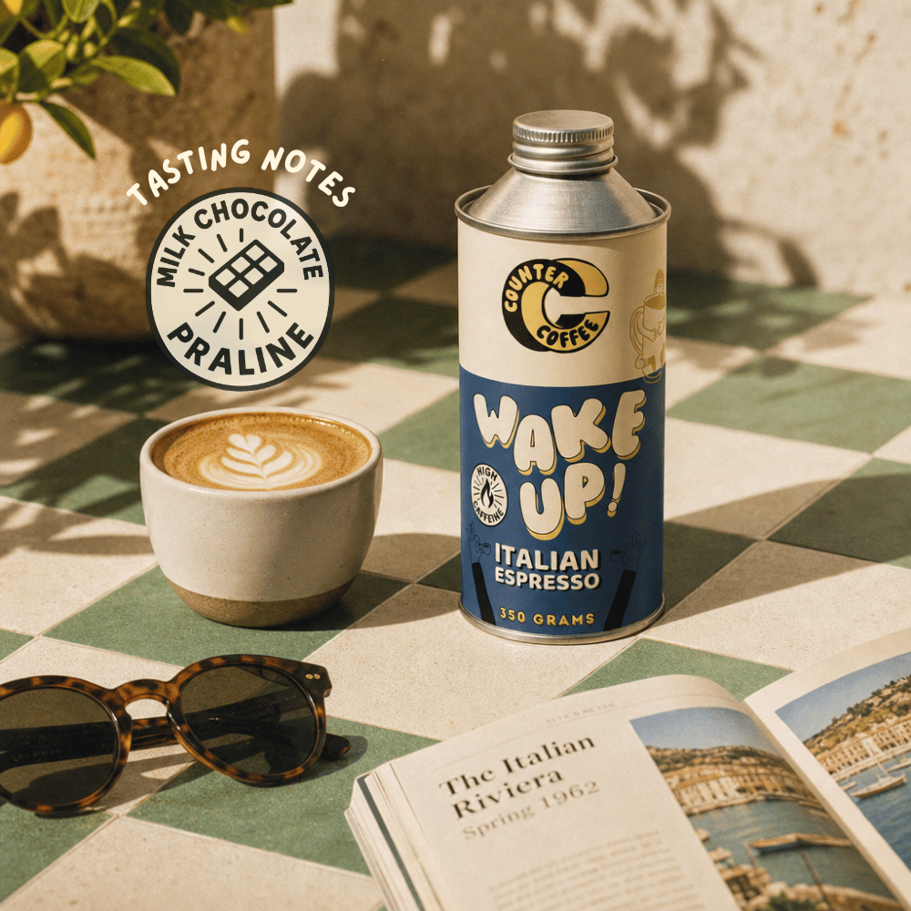 Wake Up! Espresso Tin