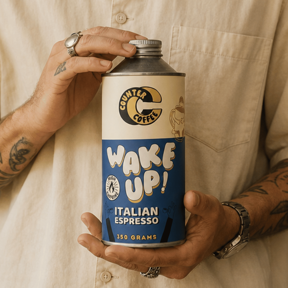 Wake Up! Espresso Tin