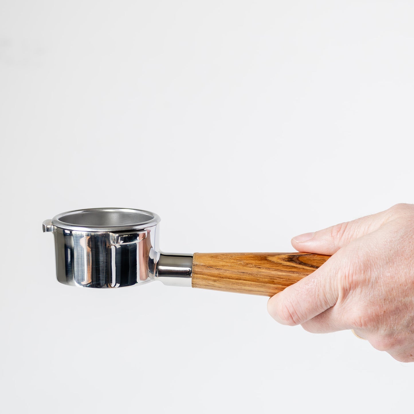 Counter Coffee Hand-Turned Chestnut Portafilter