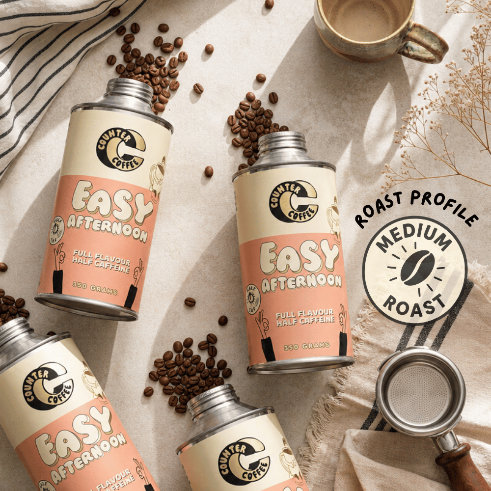 Easy Afternoon Half Caf Tin