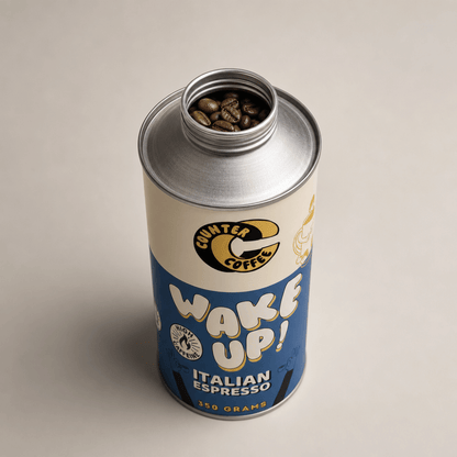 Wake Up! Espresso Tin