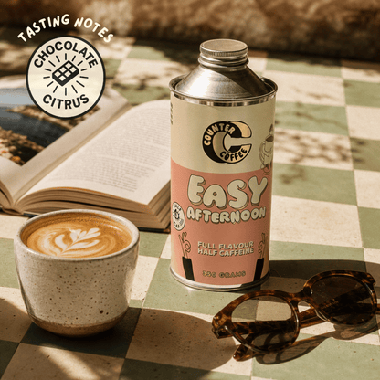 Easy Afternoon Half Caf Tin
