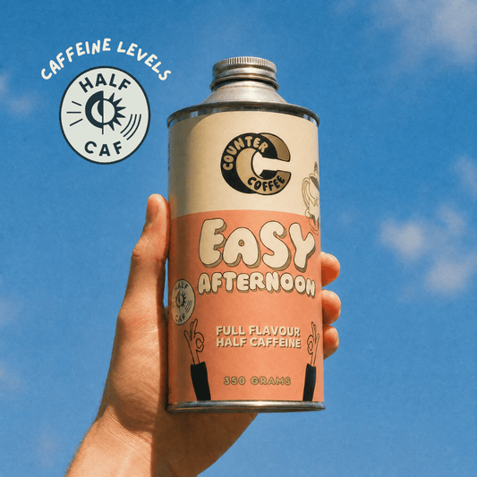 Easy Afternoon Half Caf Tin