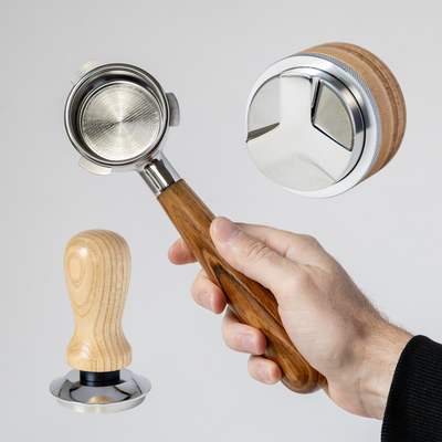 Espresso Set - All Hand Turned Chestnut