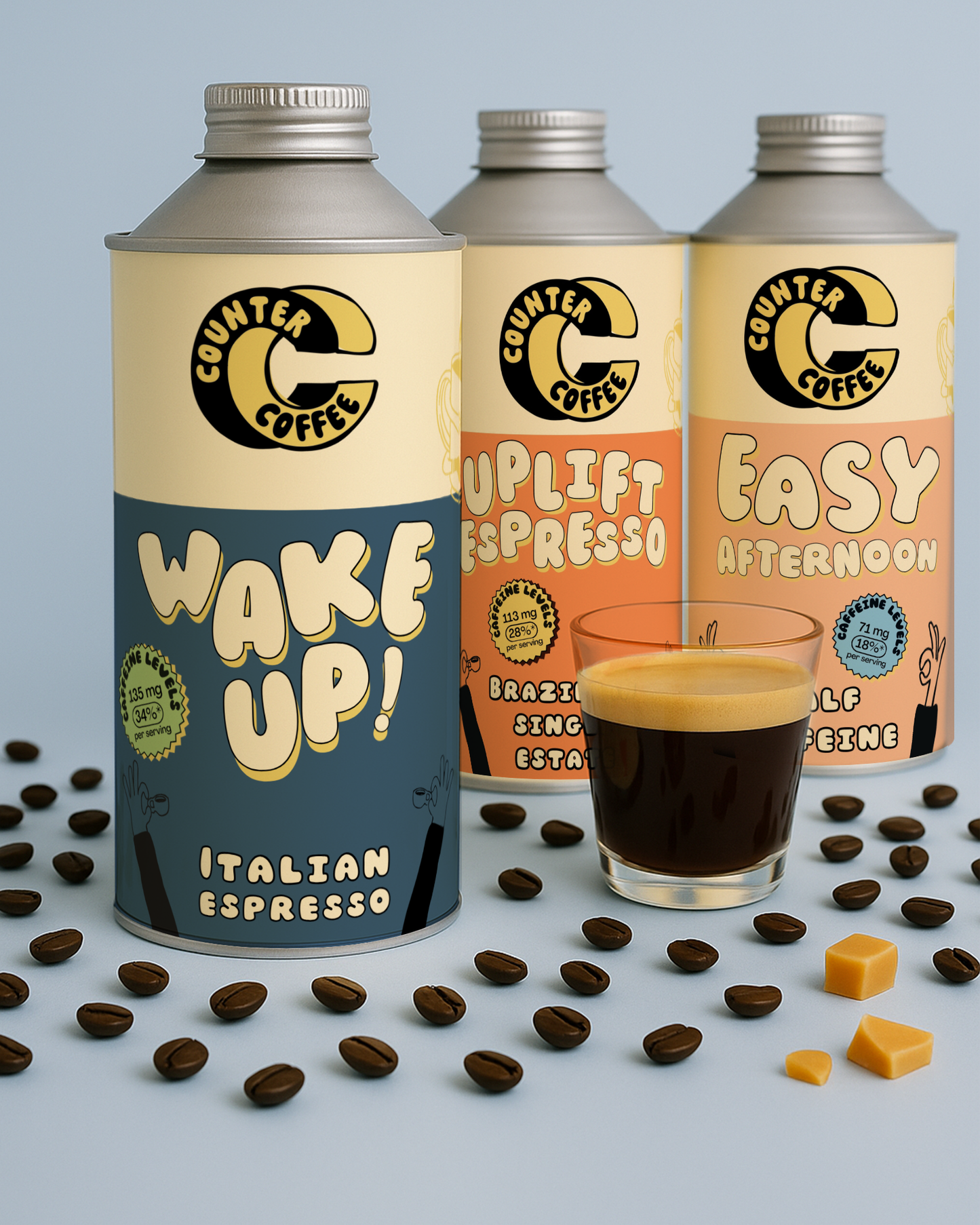 All Day Espresso Collection Tins