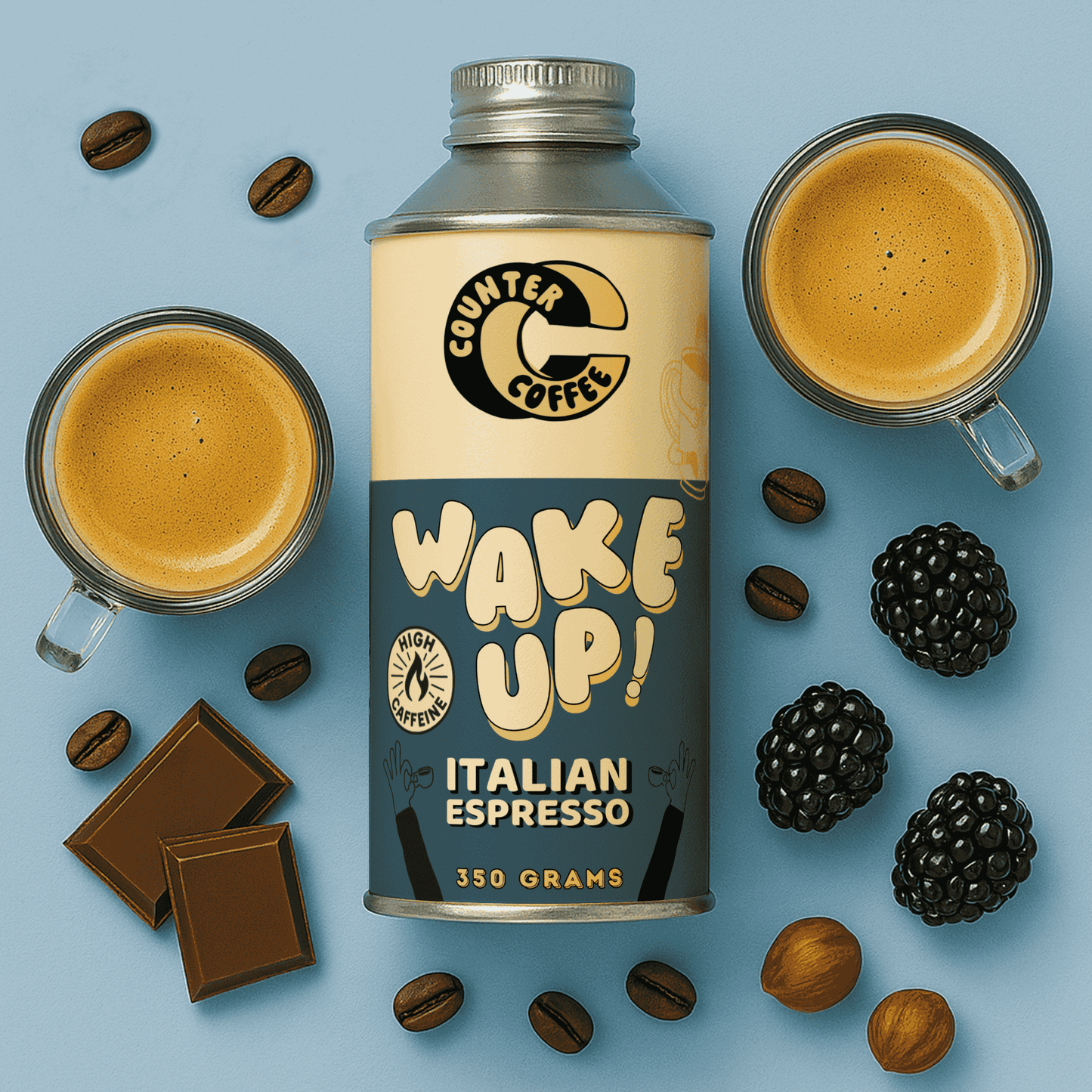 Wake Up! Espresso Tin